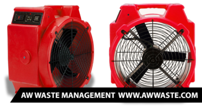 High Velocity Dry Out Fan Rentals to safely and effectively circulate air and decrease drying time.